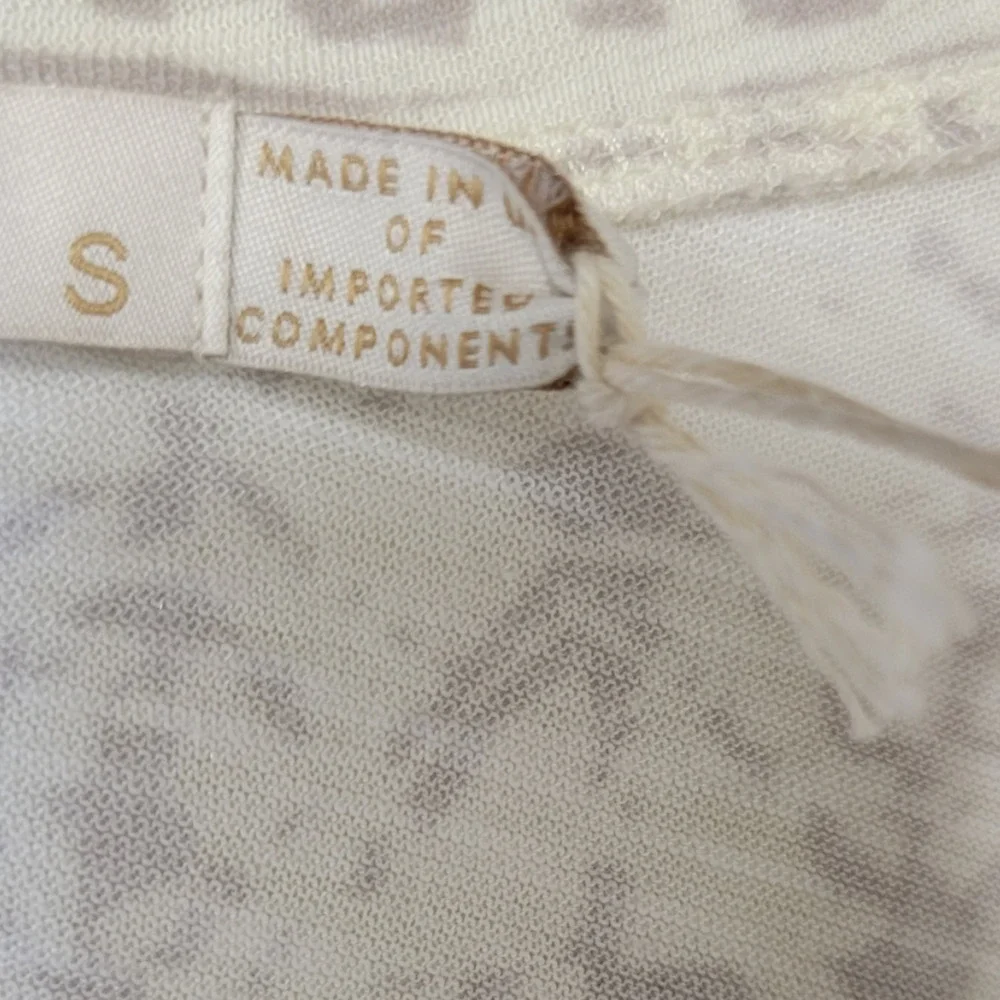 PrAna Women's Hi Low Ashy Alaska Shiloh Top Blouse V Neck White Size NEW - Picture 5 of 8